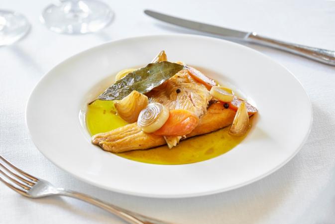 Receta Trucha escabechada Pescaderías Coruñesas